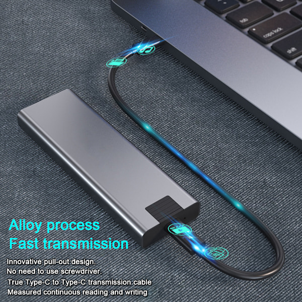 ACASIS M.2 Mobiili Kova Levy Kotelo NVME USB3.1 Gen2 Ulkoinen PCIE Lukija Windows XPNVME