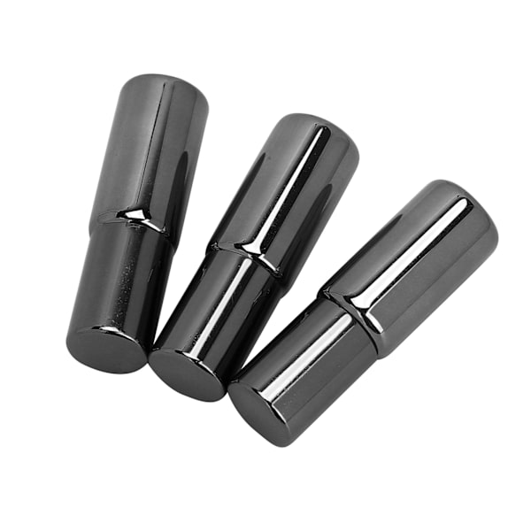 3 st professionella parfymflaskor i glas, bärbara eteriska oljor, roll-on-flaskor, set om 5 ml, svart