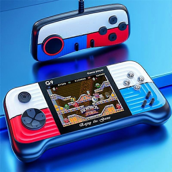 G9 Videospilkonsol+2 Håndtag 3.0 Tommer Gamepad (A)