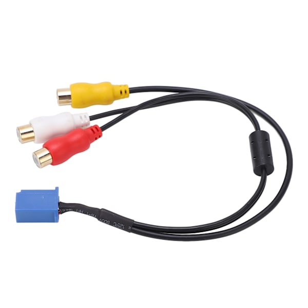 6-pinninen AV 3040 -portin auton 3RCA-kaapeliadapteri, ääni- ja videoyhteys DVD-navigointiyksikköön