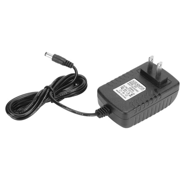12V 2A Ekstern Strømadapter AC til DC Lavspænding 3/4-bens Stik Strømadapter til Højttalere Luftfugter 100‑240V US Stik