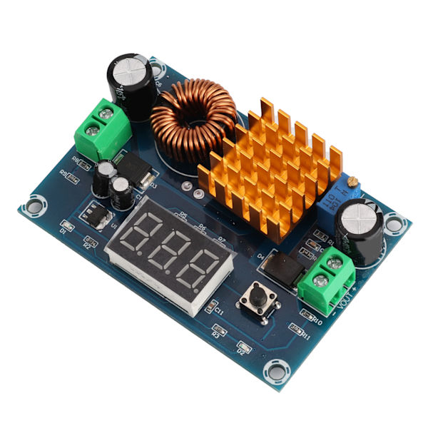DCDC Digital Boost Modul Høj Effekt Step-up Konverterkort 4-35V til 5-45V 5A