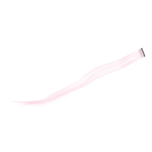 Profesjonelt farget hårforlengelsesstykke Høydepunkter Rett hårstykke klips dameparykk Sakura Rosa
