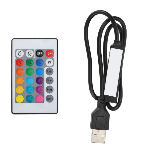 USB Bluetooth RGB Light Strip Controller med fjernbetjening til 4 Pin 5V LED Strip Lights