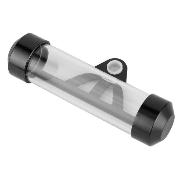 Universal Motorcykel Cylindrisk Rør Mærkeholder Nummerpladeholder Opbevaringscylinder Sort