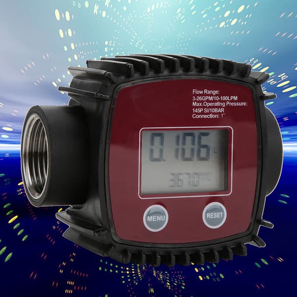 K25 1 tomme hungevind flowmåler digitalt display vand væske flow sensor 10-100L/MIN