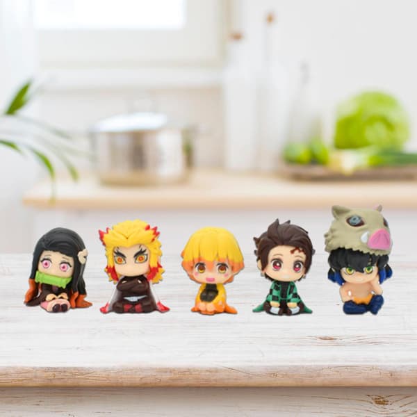 Anime Karaktärsdocka Tecknad Docka Prydnader PVC Prydnader för Sovrum Sängbord Vardagsrum