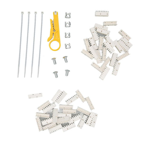 CAT6 24-ports netværkspatchpanel understøtter 10G Ethernet RJ45 netværkspatchpanel til 19-tommer standardkabinet