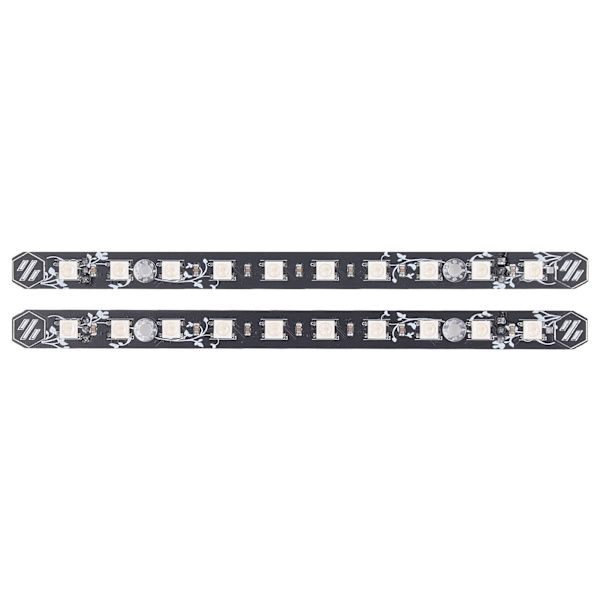 2 stk 158mm 3D-skriver LED-lysbjelke DC5V RGB fargerik lysbjelke for VORON 0.1 0.2
