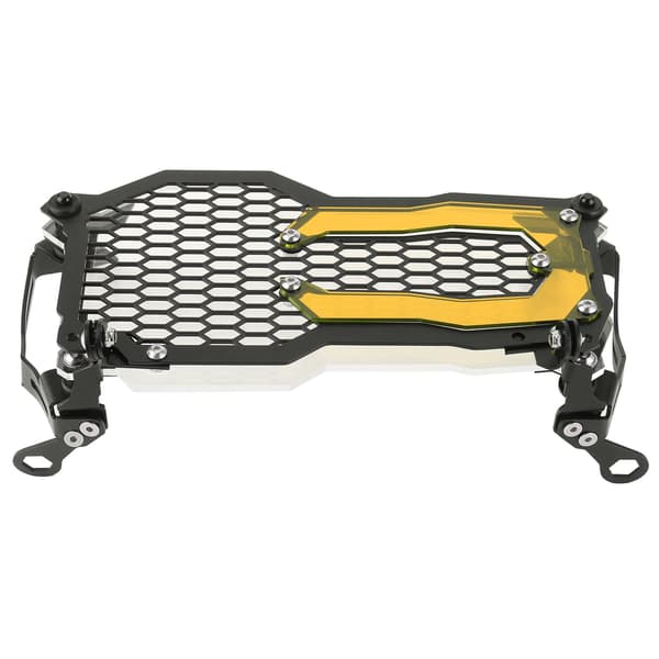 Frontlyktebeskyttelse i rustfritt stål med akryllampe Patch Passer for R1200GS R1250GS Oransje