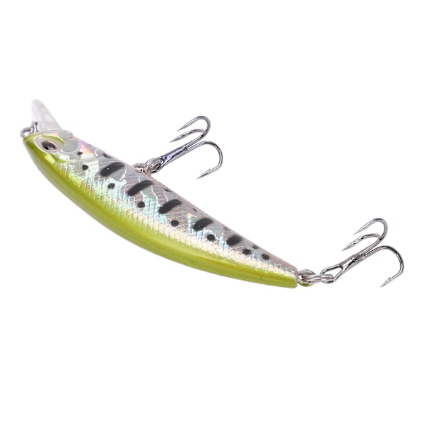 Fiskedrag 3D Levande Ögon 6,8 cm ABS Plast Hållbar Naturlig Robust Minnow Bete för Havsvatten Sötvatten Färg 8