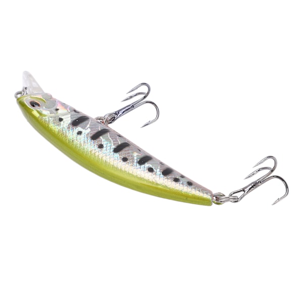 Fiskeriagn 3D Levende Øjne 6.8cm ABS Plast Holdbar Naturlig Robust Minnow Agn til Havvand FerskvandFarve 8