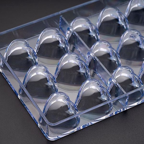 Polykarbonat sjokolademold for DIY bryllups- eller bursdagskaker, praliner og søtsaker