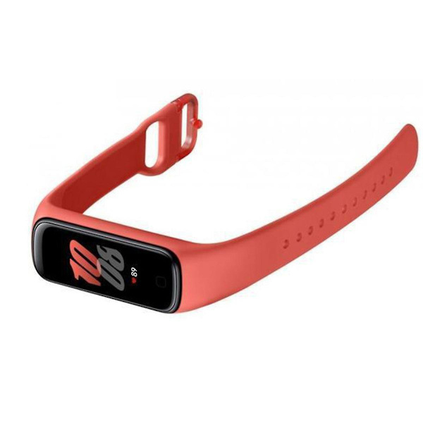 Samsung Galaxy Fit 2 -yhteensopivat rannekkeet - 2 kpl silikonirannekkeita (musta/punainen)