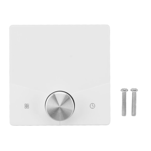 Termostat ABS Svart Smart Programmerbar WiFi Digital Pekskärm LCD Färg Termostat för Hushåll Vit