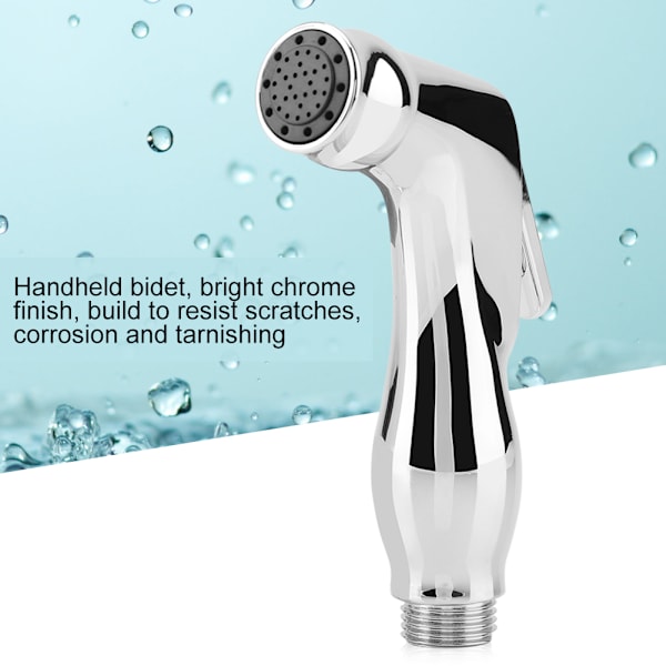 ABS Bidet Spray, Kjøkkenkran Side Sprinklerhode, Krom