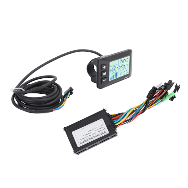 Sähköpyörän litiumuunnospaketti 17A 3 tilaa moottorin ohjain GD01 näyttöpaneeli FT 8C magneettilevy 109R peukalo kaasukahva 250W - 350W moottorille