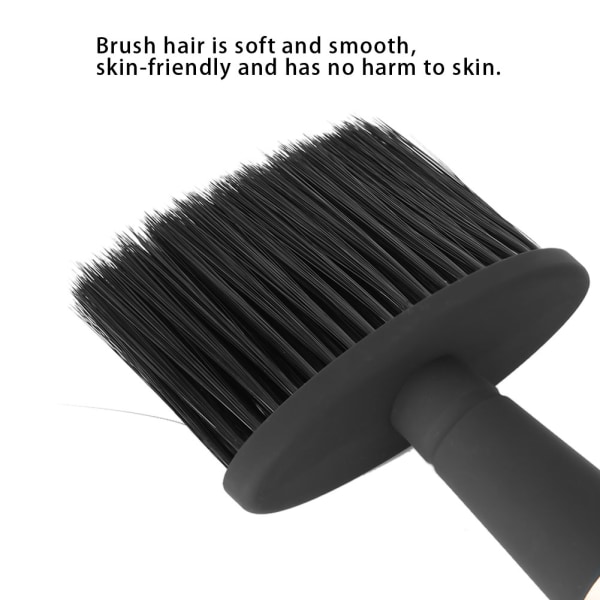 Professionell Neck Face Hair Remover Brush Hårdammrengöring SopborsteSilver