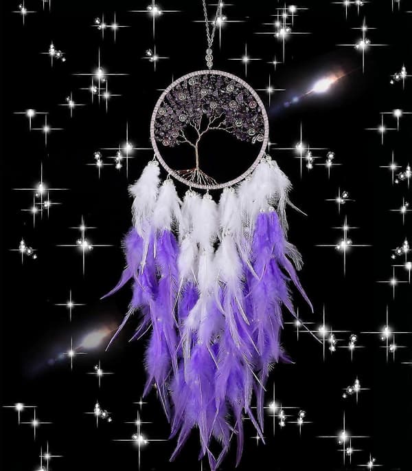 Dream Catcher, Large Handmade Feather Mobile Wall Decoration Bedroom Dorm Decoration