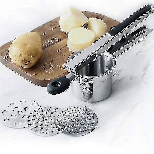 3-i-1 kartoffelmoser til perfekt luftig kartoffelmos og frugt