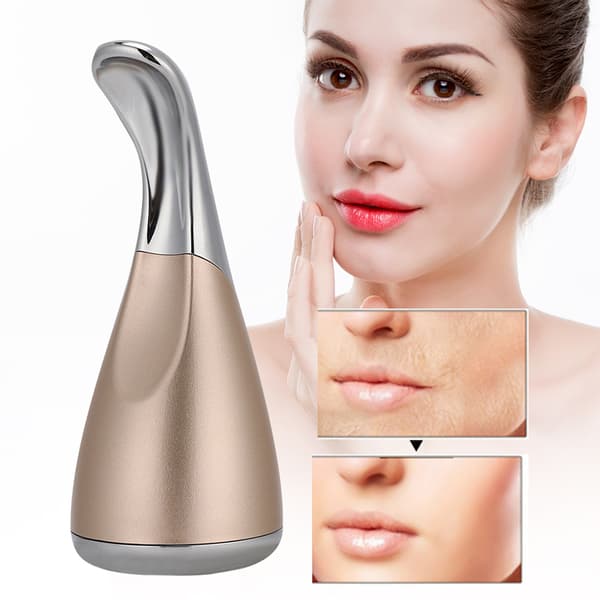 Bärbar magnetisk terapi vibration ögon ansiktsmassage hud anti-aging skönhetsmaskin