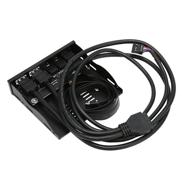 Frontpanel USB 3.2 Hub 10Gbps Plug and Play Järnskalett Diskettenhetsläsare för Win för Linux