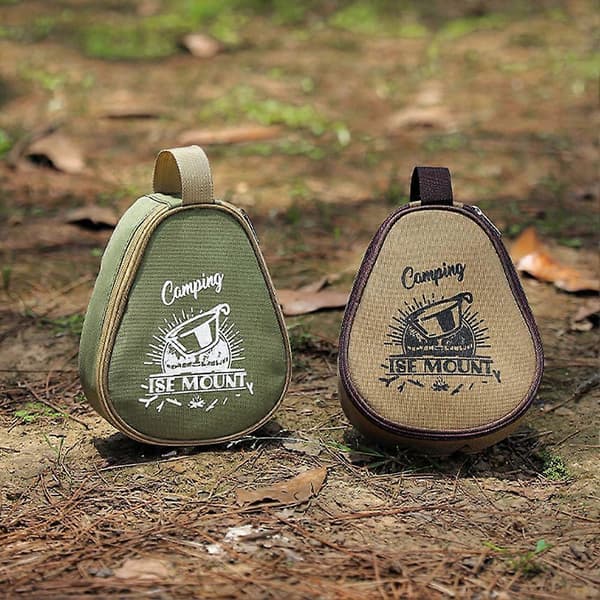 Oxford opbevaringstaske til campingskål, robust, holdbar til udendørs aktiviteter Tall Khaki