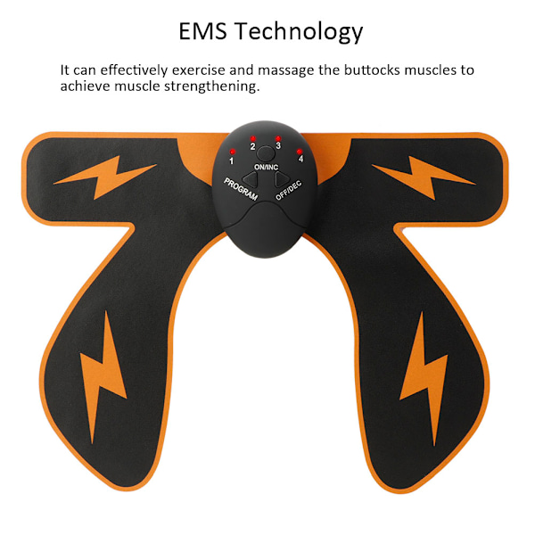 EMS hoftetræner balleløftningsmassageenhed hoftemuskelstimuleringsmassageapparat 2#