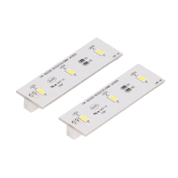 2 st LED-ljuslist för kylskåp, ersättningsdel för frys, SW BX02B DC 12V