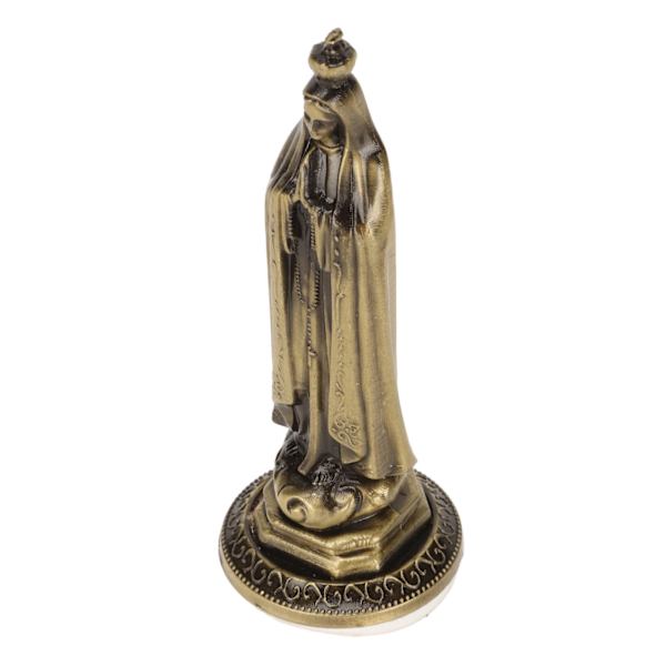Mini Jungfru Staty Hand Carved Lätt Rengöring Luktfri Hållbar Zink Legering Vivid Dekorativ Helig Jungfru Maria Dekoration Brons RF TL002
