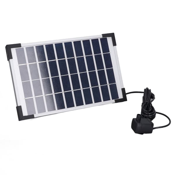 10V 5W Solar Springvandssæt Flydende Solar Springvand Vandpumpe Sæt til Haver, Pools, Akvarier