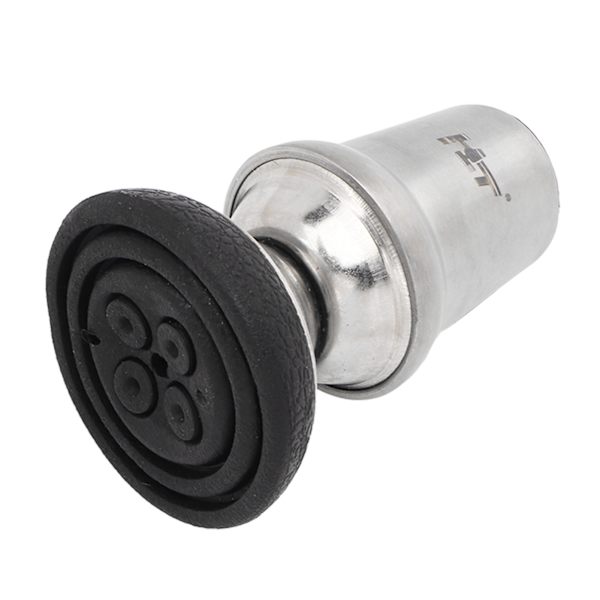 Spadserstokkespidser Universal drejelig gummi rustfrit stål 19 mm indvendig diameter Heavy Duty erstatnings krykkespids