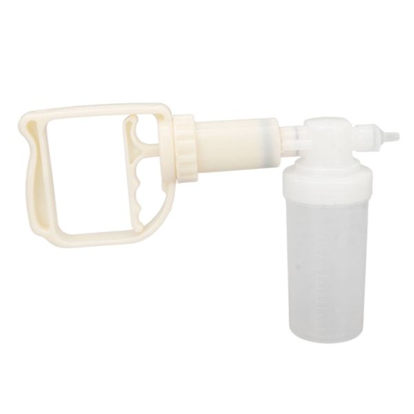 Handhållen manuell sugpump bärbar transparent vakuumhandhjälpsugpump för andningsproblem