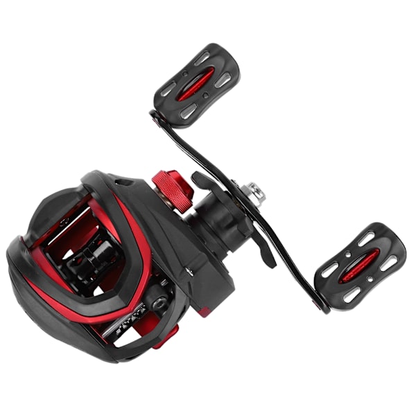 Metal High Speed ​​Bait Black Rose 8.1：1 Lang skydning venstre/højre hånd Magnetisk bremse Fiskeri kastehjulshjul Sort rose venstre hånd