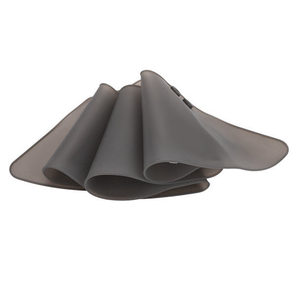 Mjuk salongsfrisyr Axelomslagsmagnet Spänne Design Hårklippning Neck Cape (grå)