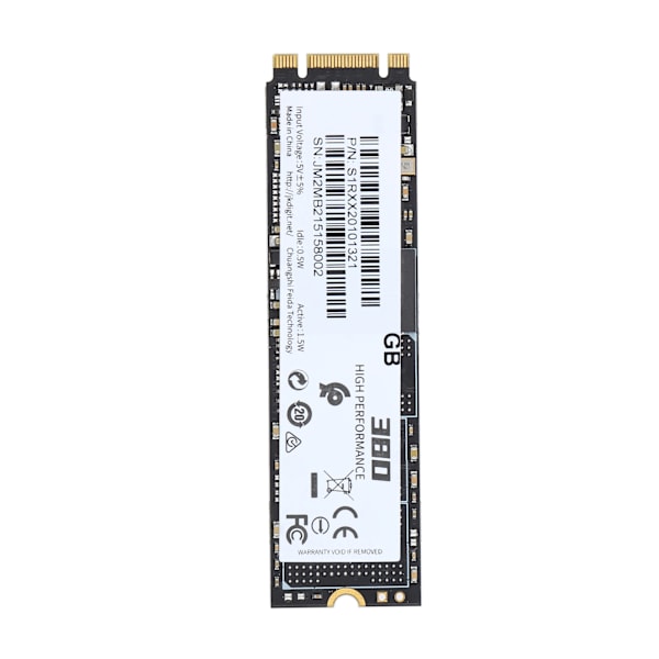 SSD M.2 / NGFF-grensesnitt Full Power Mode Rask hastighet Solid State Drive for Desktop Store Data 128 GB