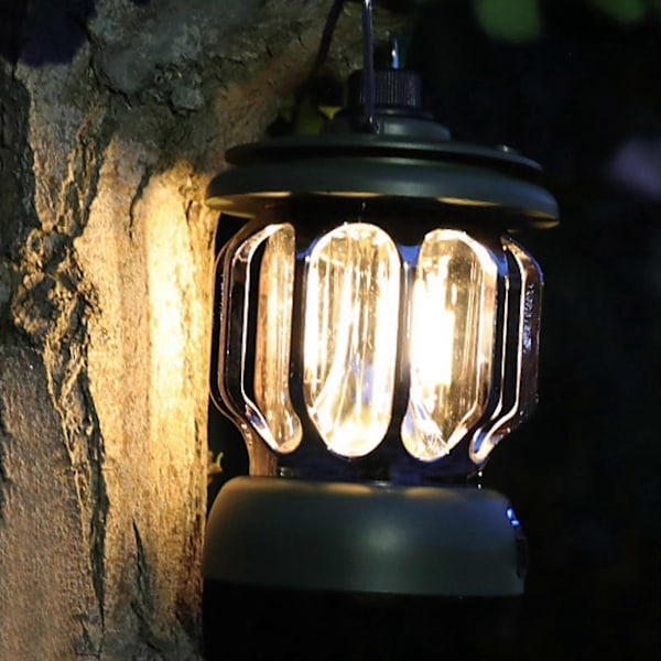 2024 Nye Hot Camping Lys Led Genopladelig Vandtæt Udendørs Lampe - JRDG grøn