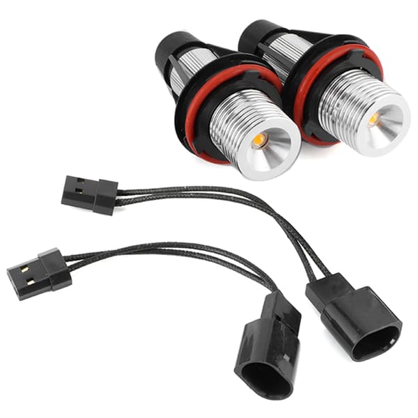 2 kpl 6000K 720lm LED-valot Auto Angel Eyes Halo Renkaat Lamppu Sopii E39 E53 E60 E63 E64