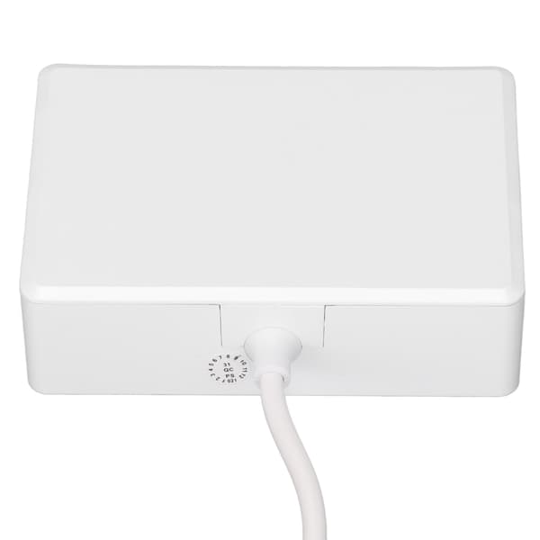50W Multi USB-lader med 8 porter, stasjonær USB-ladestasjon, universell reiseadapter 100-240V