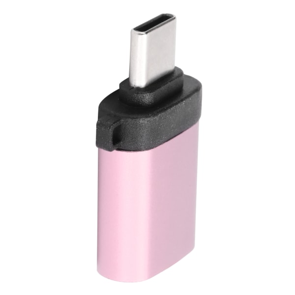 USB3.0 Hunn til TypeC Adapter Converter Ladedata OTG Stretch Head uten kjede (rosa)