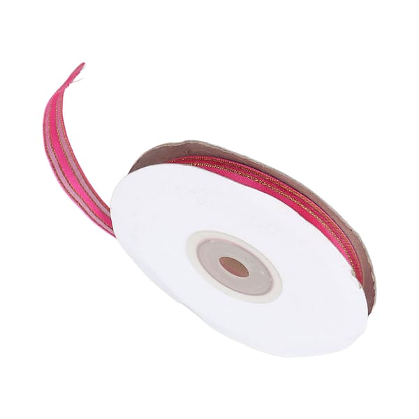 Polyester Chiffon Bånd Bryllup Satin Bånd Hår Tilbehør til Dekoration Buket Guirlande 0.4in28#