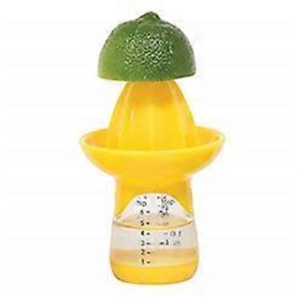 Køkken juicer værktøj, citron- og limepresser og -river, gul, plastik