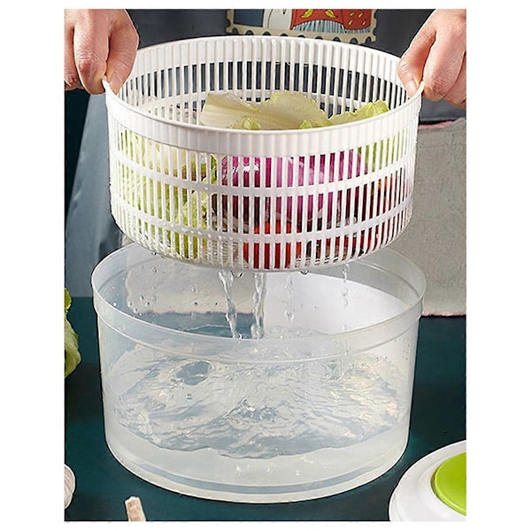 Husholdnings grøntsagsdehydrator, manuel vand salatslynge