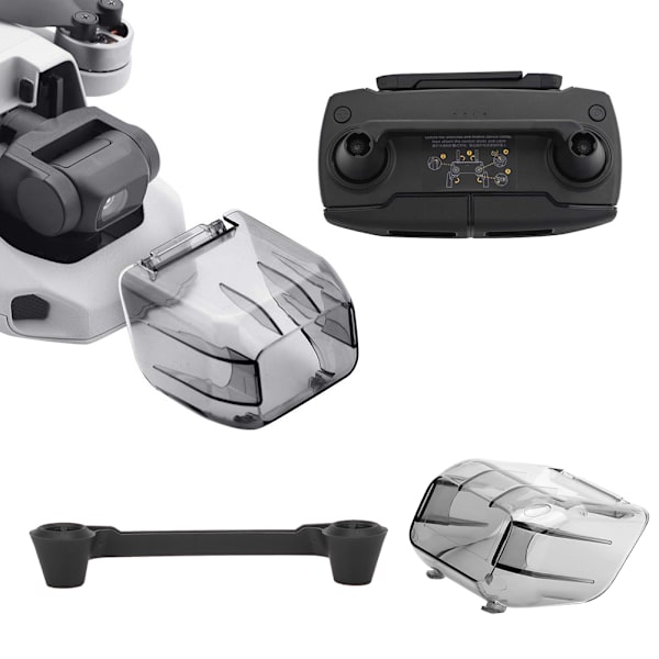 Joystick Beskyttelse + Linse Beskyttelses Hætte Tilbehør Passer til DJI Mavic Mini RC Drone Sort