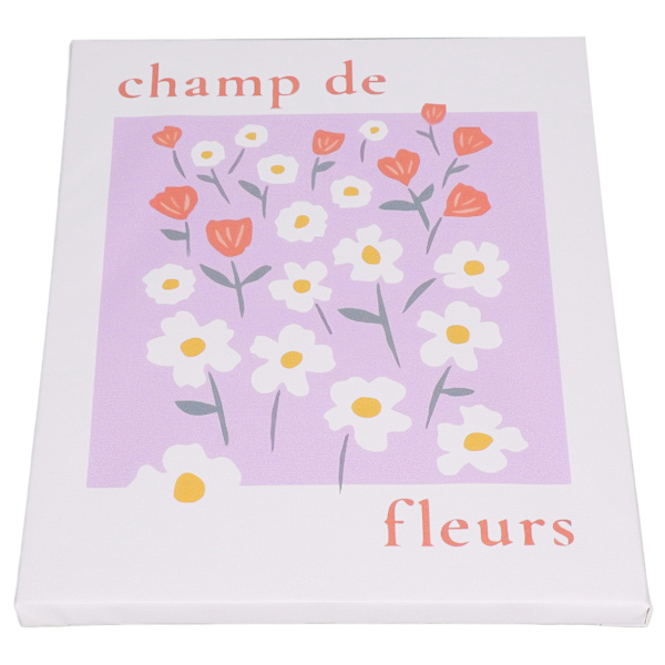 Blomsterkonstbilder Fashionable Ambience Ljus färg blekningsbeständighet Väggdekor Konst för hemmakontor Bar kök Café Typ C