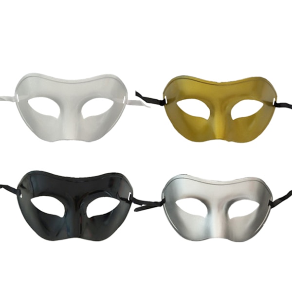 12 stk. Maske for Maskerade - Plast - Halvmaske - Ergonomisk - Kostyme - Fantasimaske - Til Fester - Kvinner - Menn - Blandet Farge