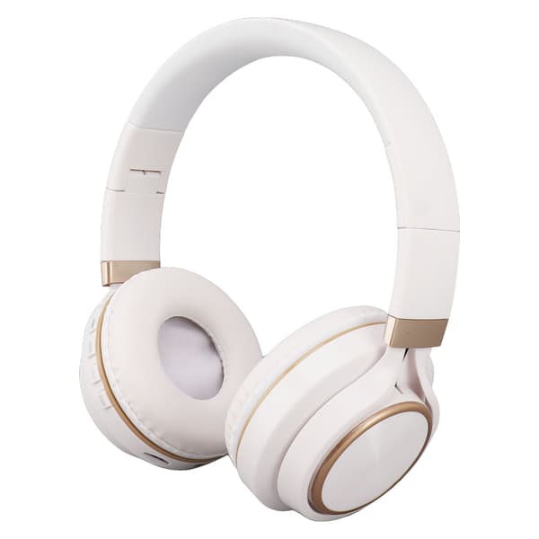 Trådløst headset Bluetooth 5.0 Dyb bas stereolyd 200mAh Trådløse Bluetooth-hovedtelefoner til sport Hvid