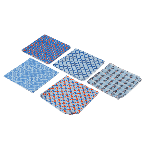 5 st printed tyg 19,7 x 19,7 tum gör-det-själv hantverk Mjukt hudvänligt sömnadstyg för plånböcker Quiltning Patchwork