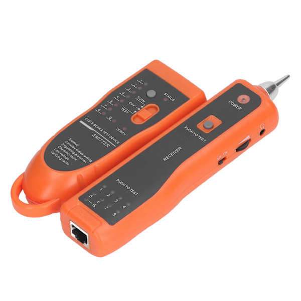 Tråd Finder med Øretelefon Multifunksjonell Nettverkslinjelokalisator RJ11 RJ45 Telefonkabeltester
