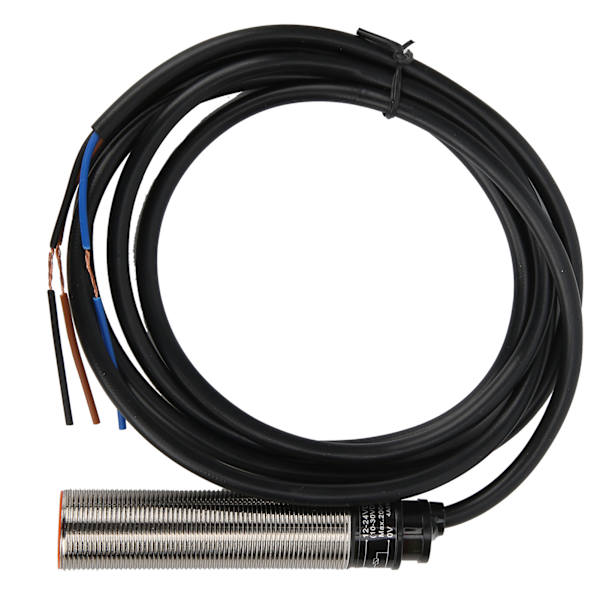 BERM Nærhedsafbryder 3-leder Cylindrisk Detektionssensor Controller PRL18-5DP 10-30VDC